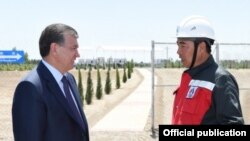 Мирзиёев Намангандаги Мингбулоқ конида