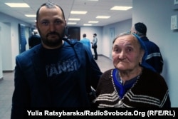 Ресьмие Абдулаева с внуком Гелявером Абдулаевым