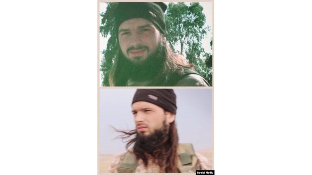 An image from an Islamic State account on VKontakte showing a man believed to be Abu Abdullah al-Firansi.