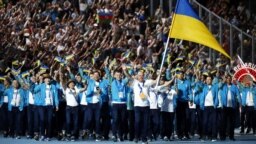 Збірна України на церемонії відкриття ІІ Європейських ігор. Мінськ, 21 червня 2019 року 