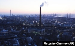 Завод «Азовсталь» в Мариуполе. Украина, 2021 год