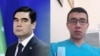 Комбинированное фото Касымберды Гараева (справа) и президента Туркменистана Гурбангулы Бердымухамедова