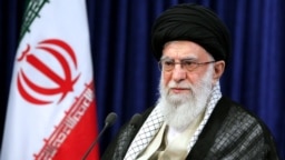 IRAN -- Iranian Supreme Leader Ayatollah Ali Khamenei delivers a televised speech, marking the 31th anniversary of the death of Iran's late leader Ayatollah Ruhollah Khomeini, in Tehran, June 3, 2020