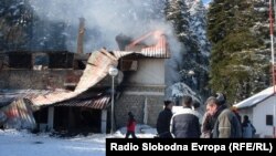 Копанки, еден од најпосетуваните планинарски домови на Пелистер кој изгоре на 28 јануари. 