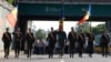 Ostași ai Armatei Naționale a R. Moldova la repetiția pentru parada militară dedicată împlinirii a 35 de ani de independență a R. Moldova, 11 august 2026