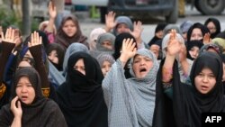 The Hazara community in Quetta, Balochistan, protest against the killing of its members in late April.