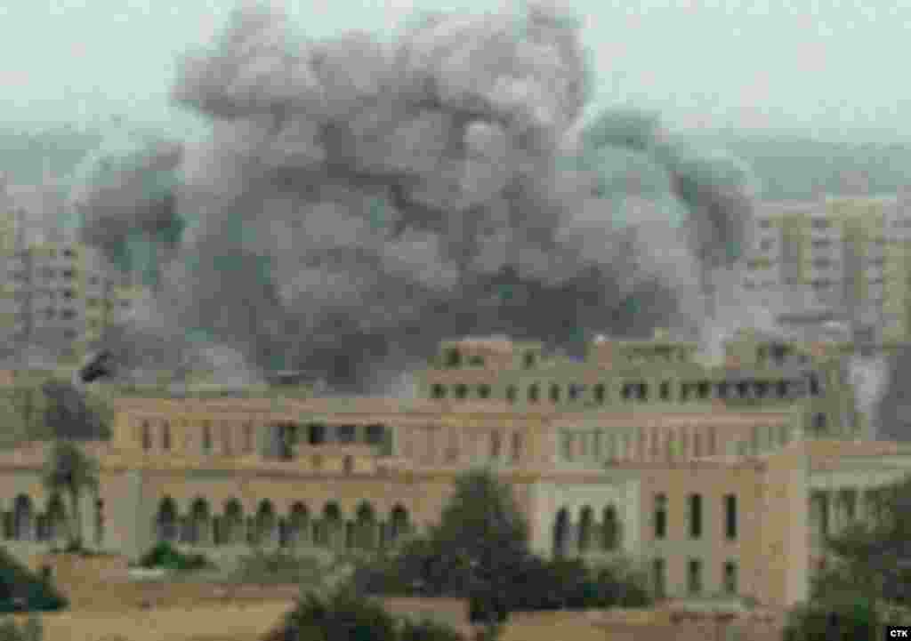 Iraq -- Baghdad mushroom cloud #rferl.org#