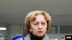 Zinaida Greceanîi în fața presei