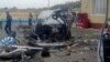 Самарқанд вилояти Иштихон туманида АГҚШда портлаб кетган Неския машинаси қолдиғи