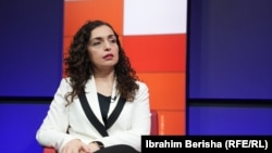 Predsednca Kosova Vjosa Osmani tokom intervjua za RSE, 29. decembar 2025.