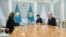 Қазақстан президенті Қасым-Жомарт Тоқаев АҚШ елшісі Джули Стаффтты қабылдаған сәт. Астана. 27 ақпан 2026 жыл.