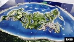 Искусственного острова такого масштаба в России еще не намывали