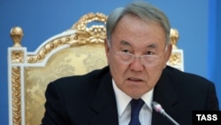 Kazakh President Nursultan Nazarbaev (file photo)