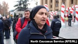 Мадина, мать убитого силовиками Темирлана Мачаликашвили