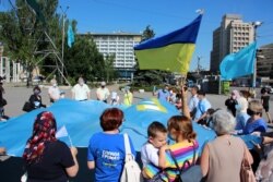 День кримськотатарського прапора у Запоріжжі відзначають четвертий рік поспіль