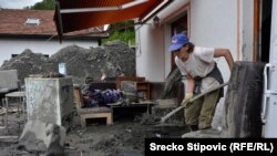 Bosnia-Herzegovina - Topcic Polje seven days after floods, 30May2014.