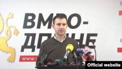 Илија Димовски, шеф на центарот за комуникации на ВМРО-ДПМНЕ.