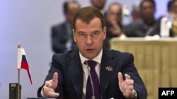Kryeministri rus Dmitry Medvedev.