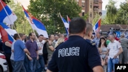 Protesti Srba u Mitrovici nakon odluke Međunarodnog suda pravde, 22. juli 2010