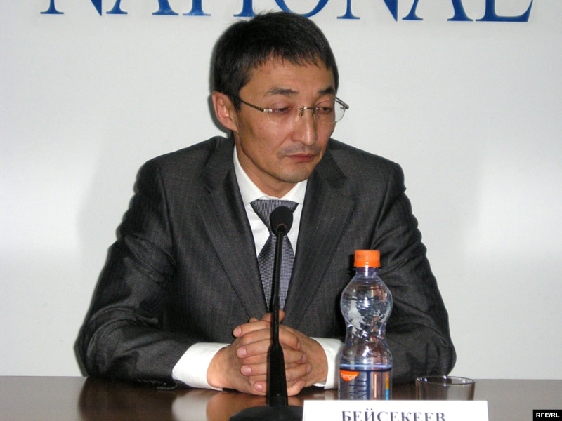 Нурлан Бейсекеев, адвокат экс-президента компании «Казатомпром» Мухтара Джакишева. Алматы, 22 сентября 2009 года. 