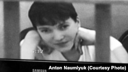 Надежда Савченко участвовала в судебном заседании 21 августа 2015 г. по видеосвязи