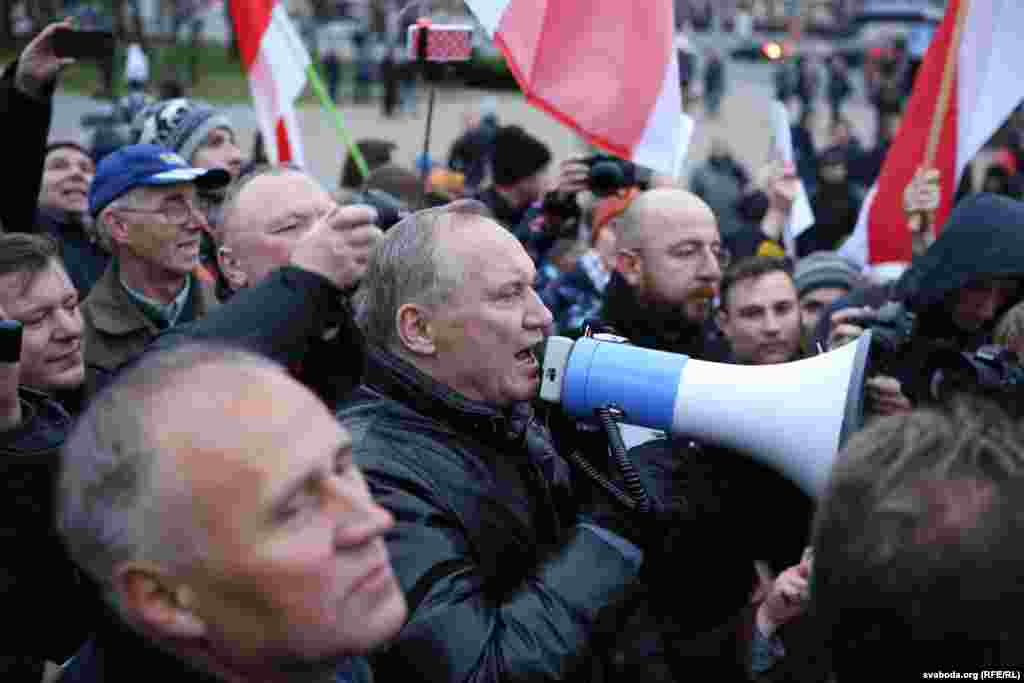 Belarus - opposition rally "Narodny Schod" held in Minsk, 10Oct2015