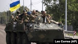 Украинские военные в Донецкой области (Архивное фото)