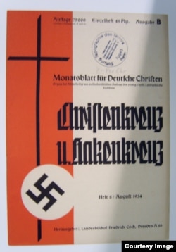 Revista organizaţiei pro-naziste „Creştinii Germani” („Deutsche Christen”)