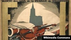 Afișul primei ediții a Festivalului de la Strasbourg (1932)