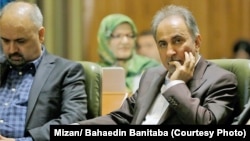 Former Tehran mayor Mohammadali Najafi who resigned after revealing corruption at city hall.