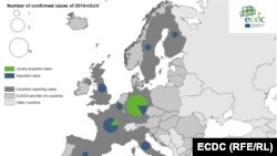 Случаи на заразени с коронавируса са потвърдени в седем държави от ЕС
