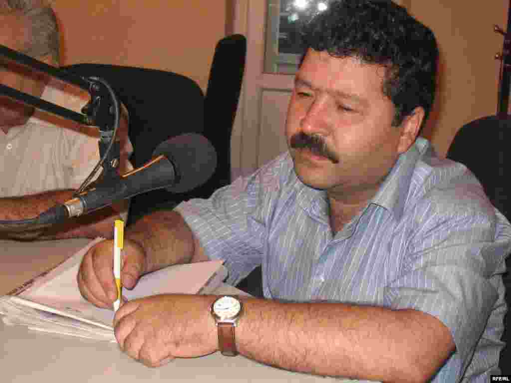 Tajikistan – Shokirjon Hakimov, the member of Social-democratic party of Tajikistan, 27Oct2008 - Shokirjon Hakimov, the member of Social-democratic party of Tajikistan, 27Oct2008