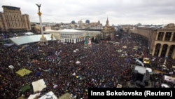 Революция Достоинства. Киев, площадь Независимости, 8 декабря 2013 года