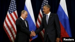  Barack Obama dhe Vladimir Putin