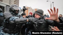 Moskvada "Rus marşı", 4 noyabr, 2017. 