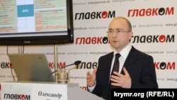 Ukraine, Crimea - Former Minister of Tourism and Resorts of Crimea Alexander Liev, 17Mar2015