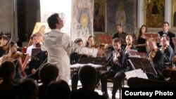 Концерт на камерниот оркестар на Музичка младина на Македонија.