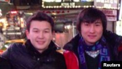 Молодые люди из Казахстана Азамат Тажаяков (слева) и Диас Кадырбаев.