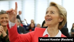 Ursula von der Leyen, noua președintă a Comisiei Europene, care îşi va începe activitatea pe 1 decembrie. 27 noiembrie 2019