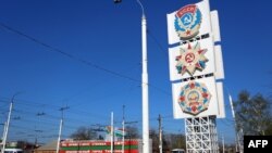 Советская символика бережно хранится в главном городе Приднестровья Тирасполе, как и во всем регионе