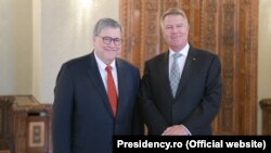 William Barr s-a întâlnit cu președintele Iohannis.