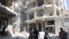 Алеппо после бомбардировки