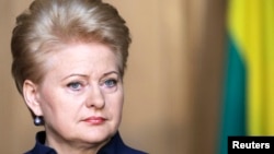 Lithuanian President Dalia Grybauskaite will now likely face Zigmantas Balcytis of the center-left social democrats in a runoff to be held along with European Parliament elections on May 25.