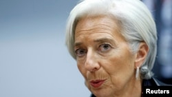 IMF Managing Director Christine Lagarde says Ukraine has agreed to front-load reforms, including energy-tariff increases, bank restructuring, governance reform of state-owned enterprises, and an anticorruption agenda.