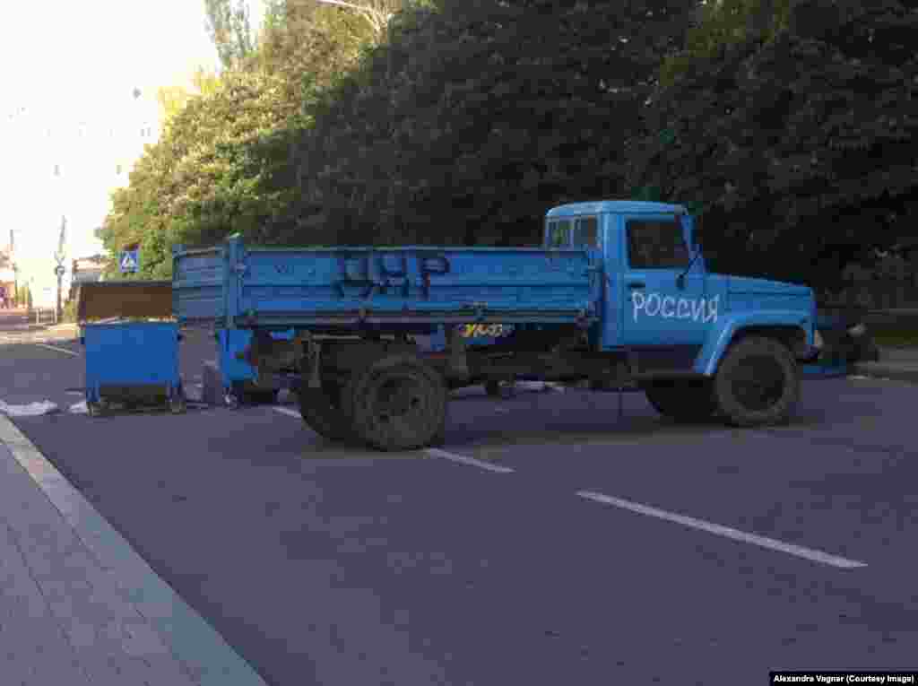 Донецк: грузовик сторонников ДНР