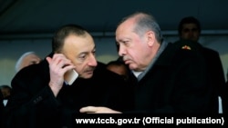 Azerbaijan. Baku. Azerbaijan Georgian and Turkish presidents meet in Kars, Turkey - www.tccb.gov.tr