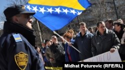 Sarajevo: Protesti radnika ¨Vitezita¨ 