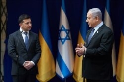 Владимир Зеленский и Биньямин Нетаньяху, 2020 год