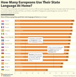 INFOGRAPHIC: How Many Europeans Use Their State Language At Home