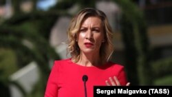 Russian Foreign Ministry spokeswoman Maria Zakharova 